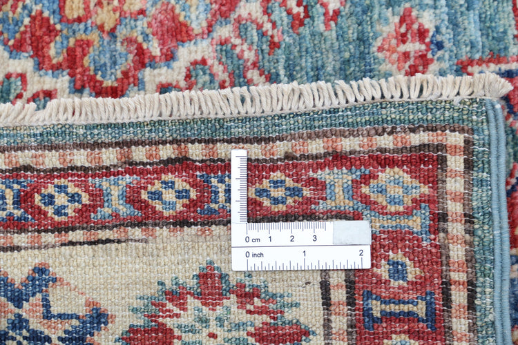 Hand Knotted Royal Kazak Wool Rug - 3'5'' x 5'2''