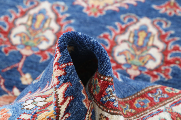 Hand Knotted Royal Kazak Wool Rug - 3'6'' x 5'0''