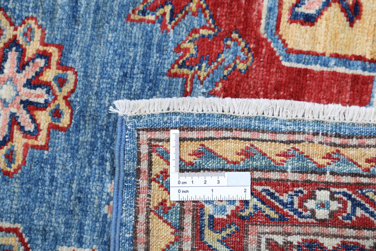 Hand Knotted Royal Kazak Wool Rug - 5'7'' x 8'1''