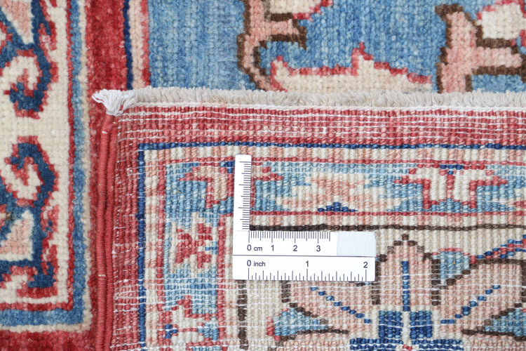 Hand Knotted Royal Kazak Wool Rug - 4'10'' x 6'7''