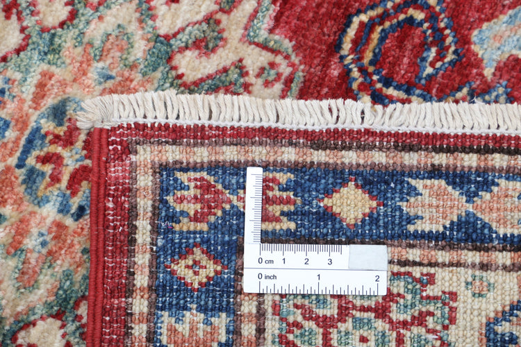 Hand Knotted Royal Kazak Wool Rug - 2'7'' x 4'0''
