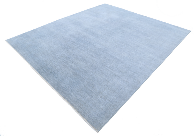 Hand Knotted Overdye Wool Rug - 8' 0" X 9' 8" 8' 0" X 9' 8" (244 X 295) / Grey / Wool