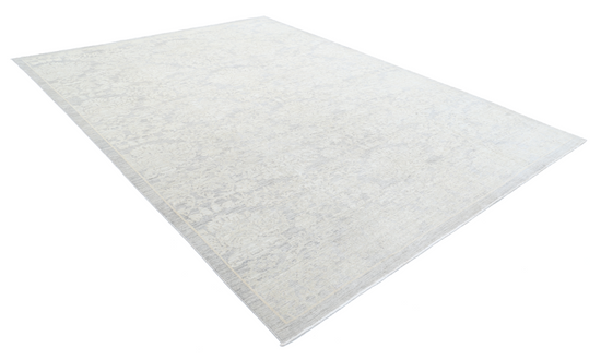 Hand Knotted Artemix Wool Rug - 8' 7" X 11' 4" 8' 7" X 11' 4" (262 X 345) / Grey / Wool