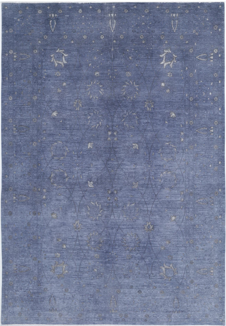 Hand Knotted Onyx Wool Rug - 8'9'' x 12'7''