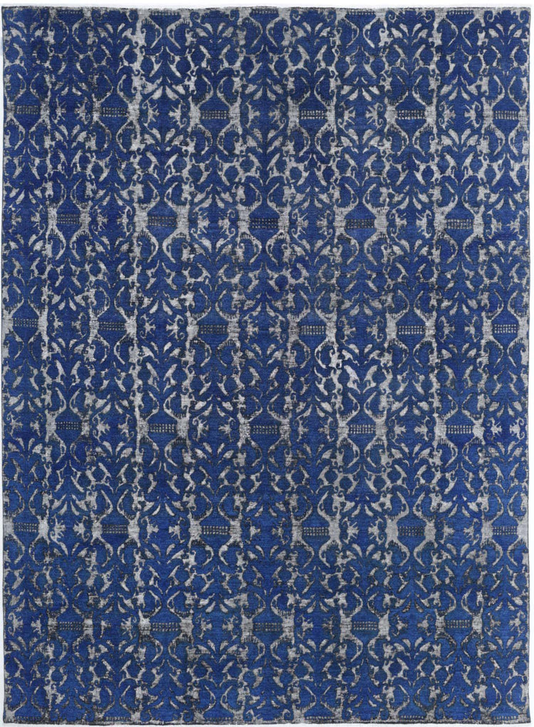 Hand Knotted Onyx Wool Rug - 8'6'' x 11'8''