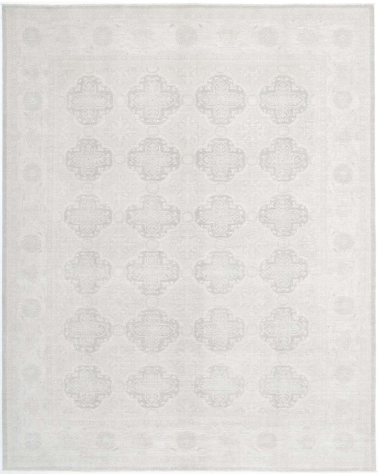 Hand Knotted Fine Serenity Wool Rug - 9'0'' x 11'5''