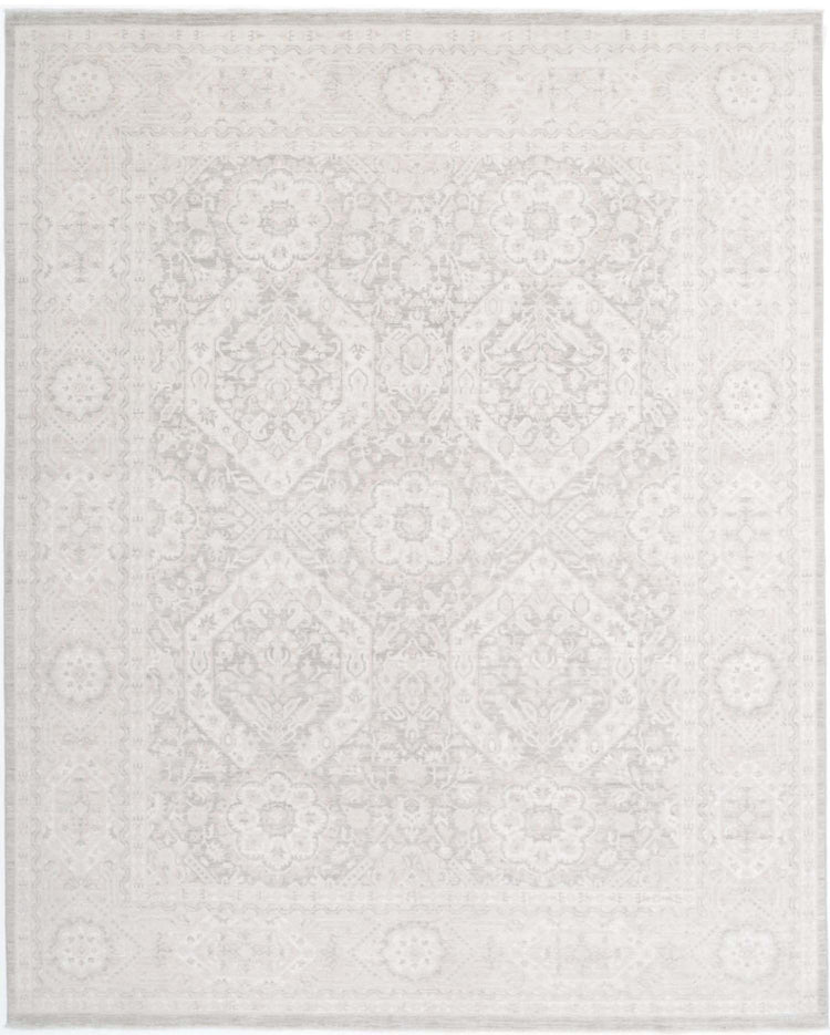 Hand Knotted Fine Serenity Wool Rug - 7'9'' x 9'10''