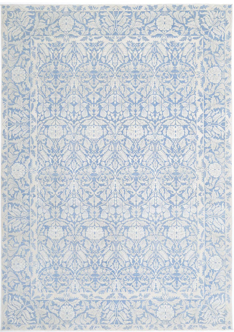 Hand Knotted Fine Serenity Wool Rug - 9'9'' x 13'10''