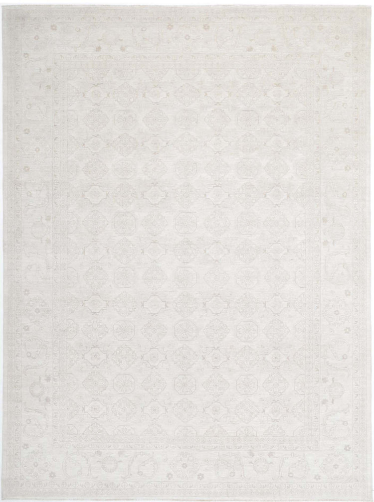 Hand Knotted Fine Serenity Wool Rug - 9'9'' x 13'7''