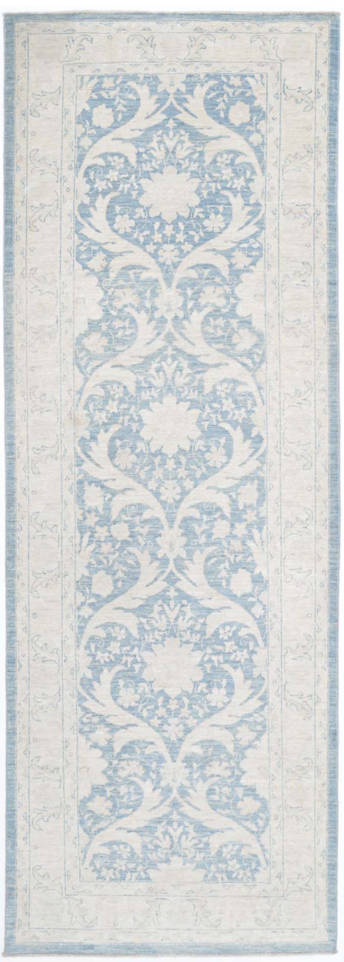 Hand Knotted Fine Serenity Wool Rug - 3'3'' x 9'8''