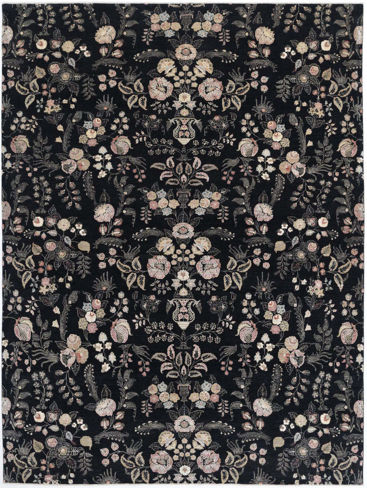 Hand Knotted Artemix Wool Rug - 9'8'' x 13'4''