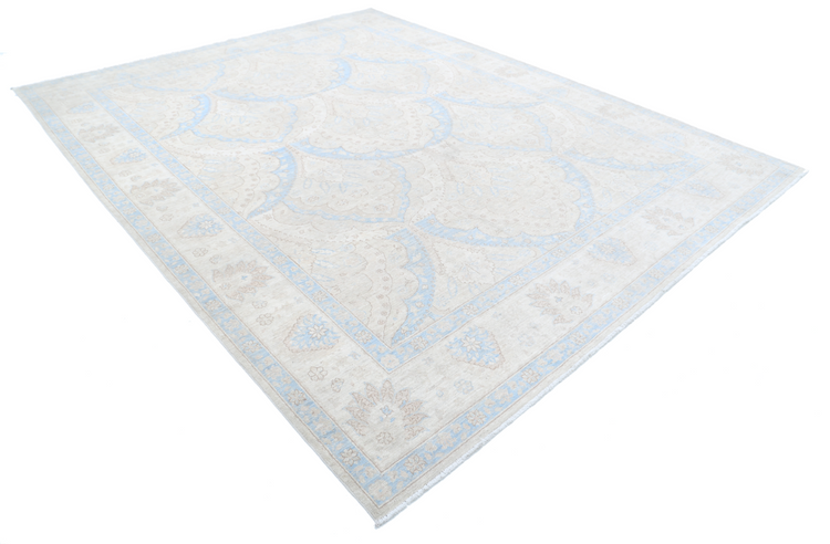 Hand Knotted Serenity Wool Rug - 9' 2" X 11' 5" 9' 2" X 11' 5" (280 X 348) / Ivory / Wool