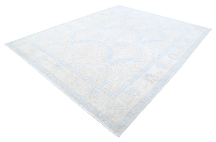 Hand Knotted Serenity Wool Rug - 9' 2" X 11' 5" 9' 2" X 11' 5" (280 X 348) / Ivory / Wool