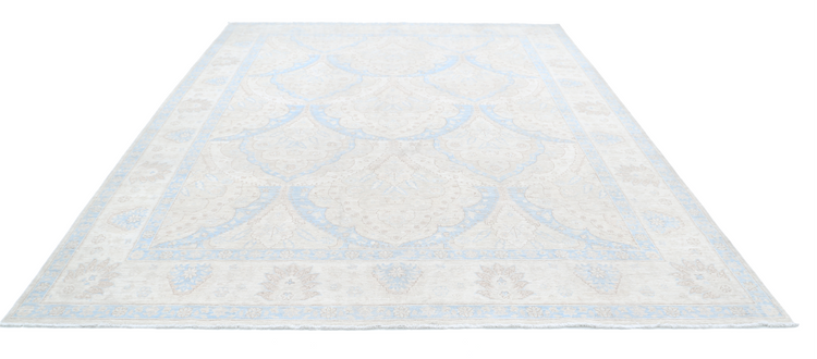 Hand Knotted Serenity Wool Rug - 9' 2" X 11' 5" 9' 2" X 11' 5" (280 X 348) / Ivory / Wool