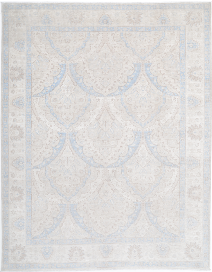 Hand Knotted Serenity Wool Rug - 9' 2" X 11' 5" 9' 2" X 11' 5" (280 X 348) / Ivory / Wool