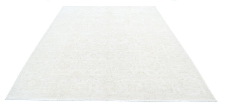 Hand Knotted Serenity Wool Rug - 7' 10" X 9' 11" 7' 10" X 9' 11" (239 X 302) / Ivory / Wool