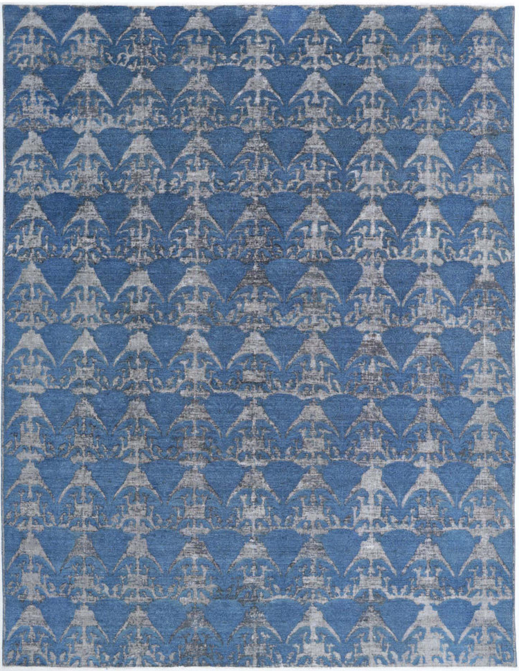 Hand Knotted Onyx Wool Rug - 8'10'' x 11'9''