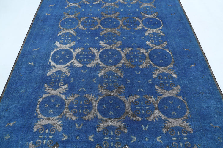 Hand Knotted Onyx Wool Rug - 5'10'' x 7'8''