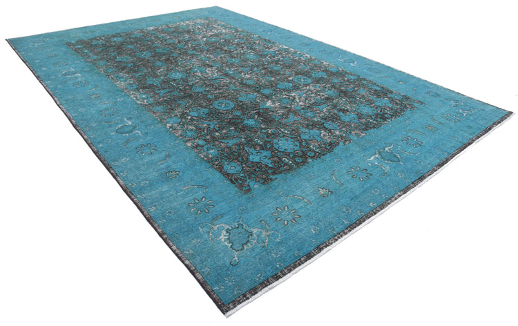 Hand Knotted Onyx Wool Rug - 9'11'' x 14'10''