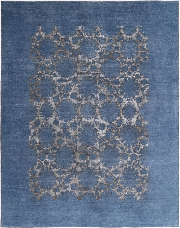 Hand Knotted Onyx Wool Rug - 9'2'' x 11'7''