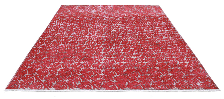 Hand Knotted Onyx Wool Rug - 7'9'' x 9'10''