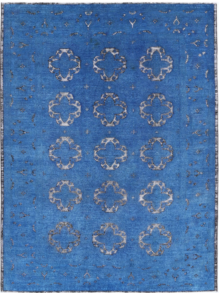 Hand Knotted Onyx Wool Rug - 6'5'' x 8'1''