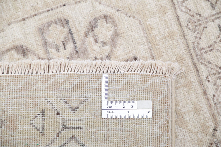 Hand Knotted Fine Mamluk Wool Rug - 3'5'' x 9'5''