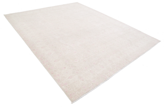 Hand Knotted Serenity Wool Rug - 8' 3" X 10' 0" 8' 3" X 10' 0" (251 X 305) / Ivory / Wool