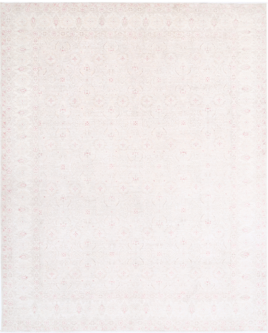 Hand Knotted Serenity Wool Rug - 8' 3" X 10' 0" 8' 3" X 10' 0" (251 X 305) / Ivory / Wool