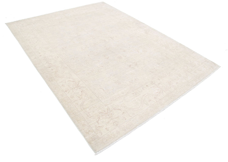 Hand Knotted Fine Serenity Wool Rug - 6'4'' x 8'6''