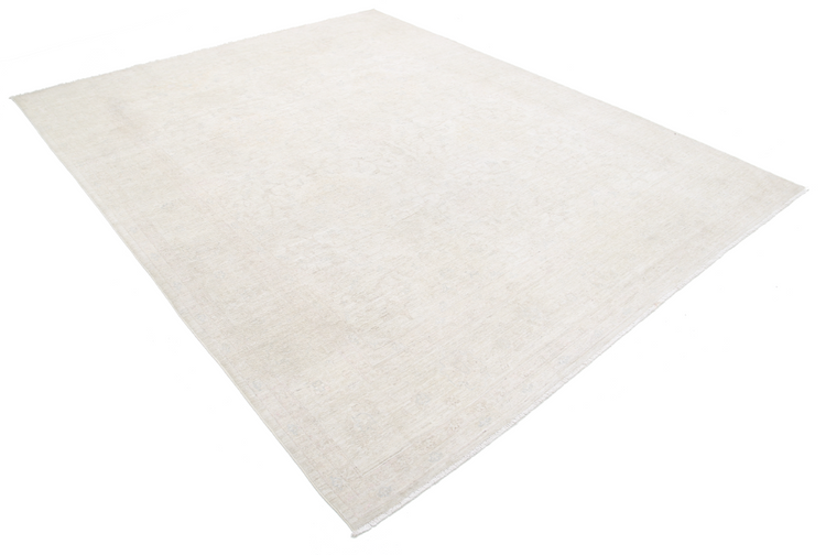 Hand Knotted Serenity Wool Rug - 8' 2" X 10' 1" 8' 2" X 10' 1" (249 X 307) / Ivory / Wool