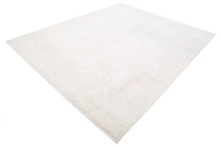 Hand Knotted Serenity Wool Rug - 8' 2" X 10' 1" 8' 2" X 10' 1" (249 X 307) / Ivory / Wool