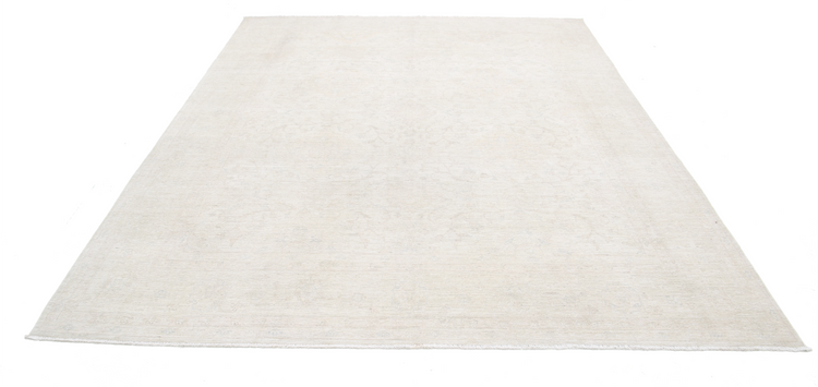 Hand Knotted Serenity Wool Rug - 8' 2" X 10' 1" 8' 2" X 10' 1" (249 X 307) / Ivory / Wool