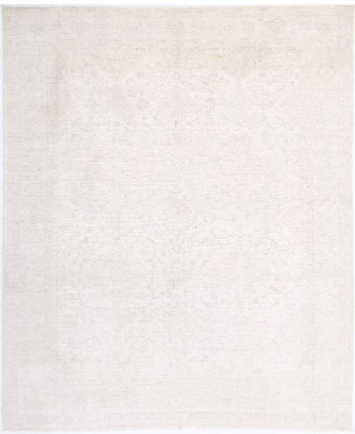 Hand Knotted Serenity Wool Rug - 8' 2" X 10' 1" 8' 2" X 10' 1" (249 X 307) / Ivory / Wool