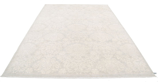 Hand Knotted Artemix Wool Rug - 7' 8" X 10' 2" 7' 8" X 10' 2" (234 X 310) / Ivory / Wool