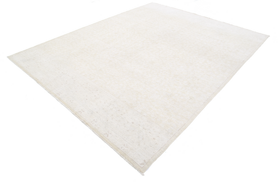 Hand Knotted Serenity Wool Rug - 7' 11" X 9' 10" 7' 11" X 9' 10" (241 X 300) / Ivory / Wool