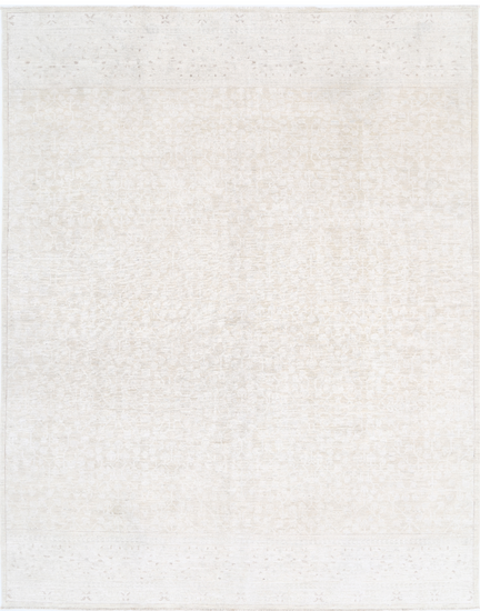 Hand Knotted Serenity Wool Rug - 7' 11" X 9' 10" 7' 11" X 9' 10" (241 X 300) / Ivory / Wool