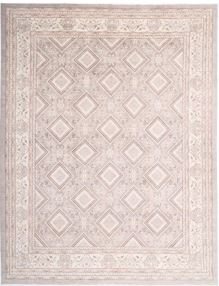 Hand Knotted Fine Serenity Wool Rug - 13'4'' x 17'6''