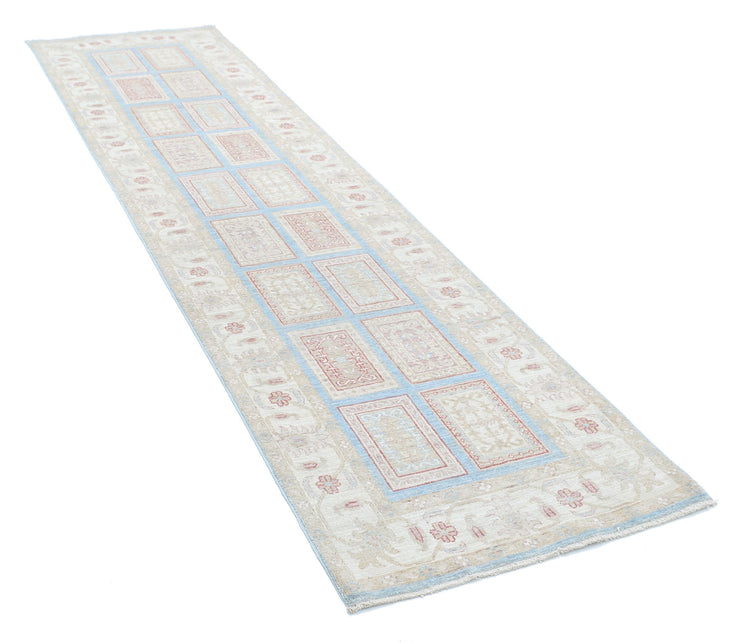 Hand Knotted Serenity Wool Rug - 2'7'' x 10'1''