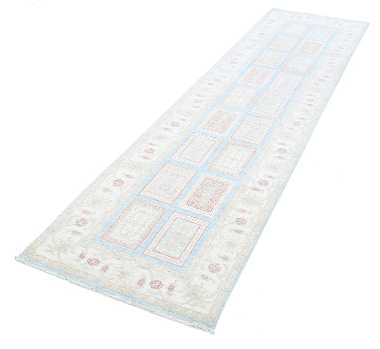 Hand Knotted Serenity Wool Rug - 2'7'' x 10'1''