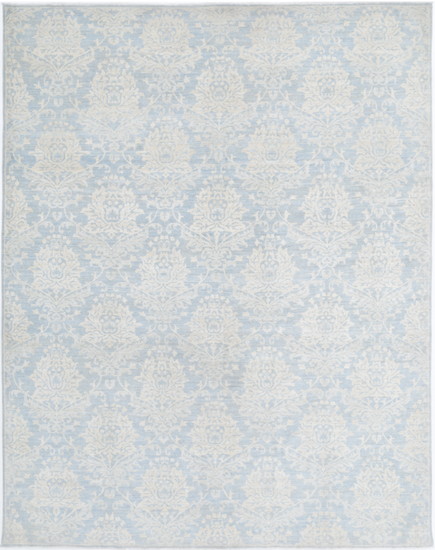 Hand Knotted Artemix Wool Rug - 7' 9" X 10' 0" 7' 9" X 10' 0" (236 X 305) / Grey / Wool