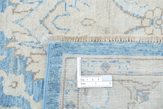 Hand Knotted Serenity Wool Rug - 9' 2" X 11' 4" 9' 2" X 11' 4" (280 X 345) / Blue / Wool