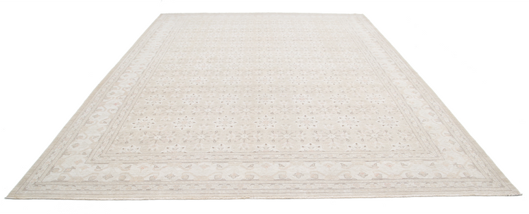 Hand Knotted Serenity Wool Rug - 10' 3" X 13' 8" 10' 3" X 13' 8" (312 X 417) / Ivory / Wool