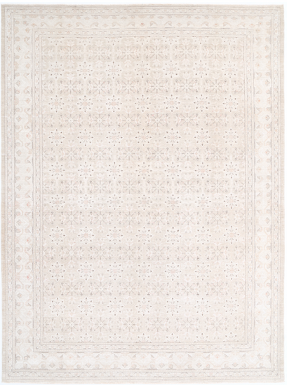 Hand Knotted Serenity Wool Rug - 10' 3" X 13' 8" 10' 3" X 13' 8" (312 X 417) / Ivory / Wool