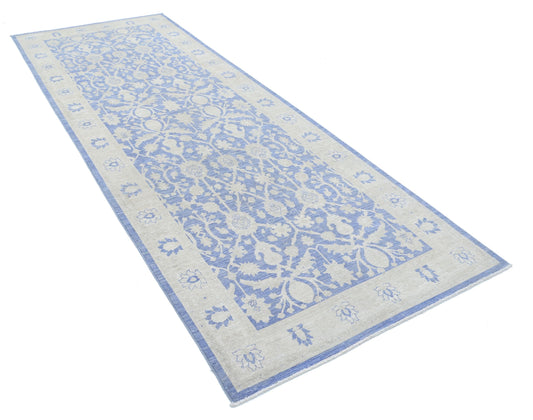 Hand Knotted Fine Serenity Wool Rug - 4'0'' x 11'1''