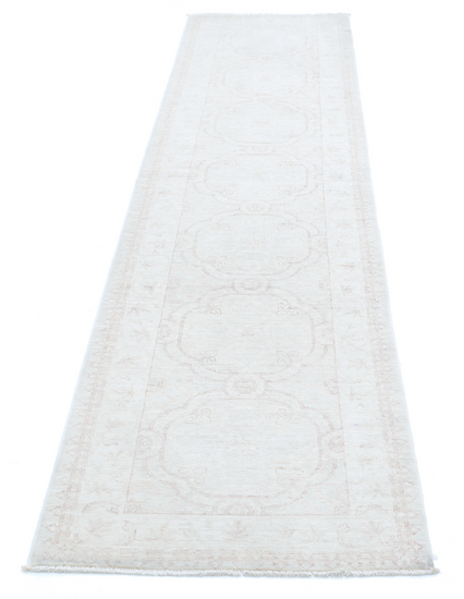 Hand Knotted Serenity Wool Rug - 2' 4" X 10' 0" 2' 4" X 10' 0" (71 X 305) / Ivory / Wool