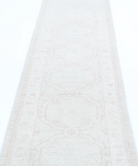 Hand Knotted Serenity Wool Rug - 2' 4" X 10' 0" 2' 4" X 10' 0" (71 X 305) / Ivory / Wool