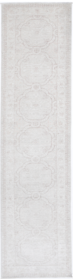 Hand Knotted Serenity Wool Rug - 2' 4" X 10' 0" 2' 4" X 10' 0" (71 X 305) / Ivory / Wool