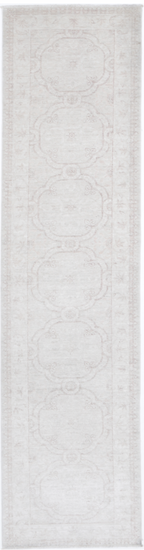 Hand Knotted Serenity Wool Rug - 2' 4" X 10' 0" 2' 4" X 10' 0" (71 X 305) / Ivory / Wool