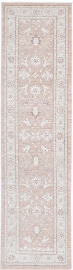 Hand Knotted Serenity Wool Rug - 2' 4" X 9' 8" 2' 4" X 9' 8" (71 X 295) / Peach / Wool